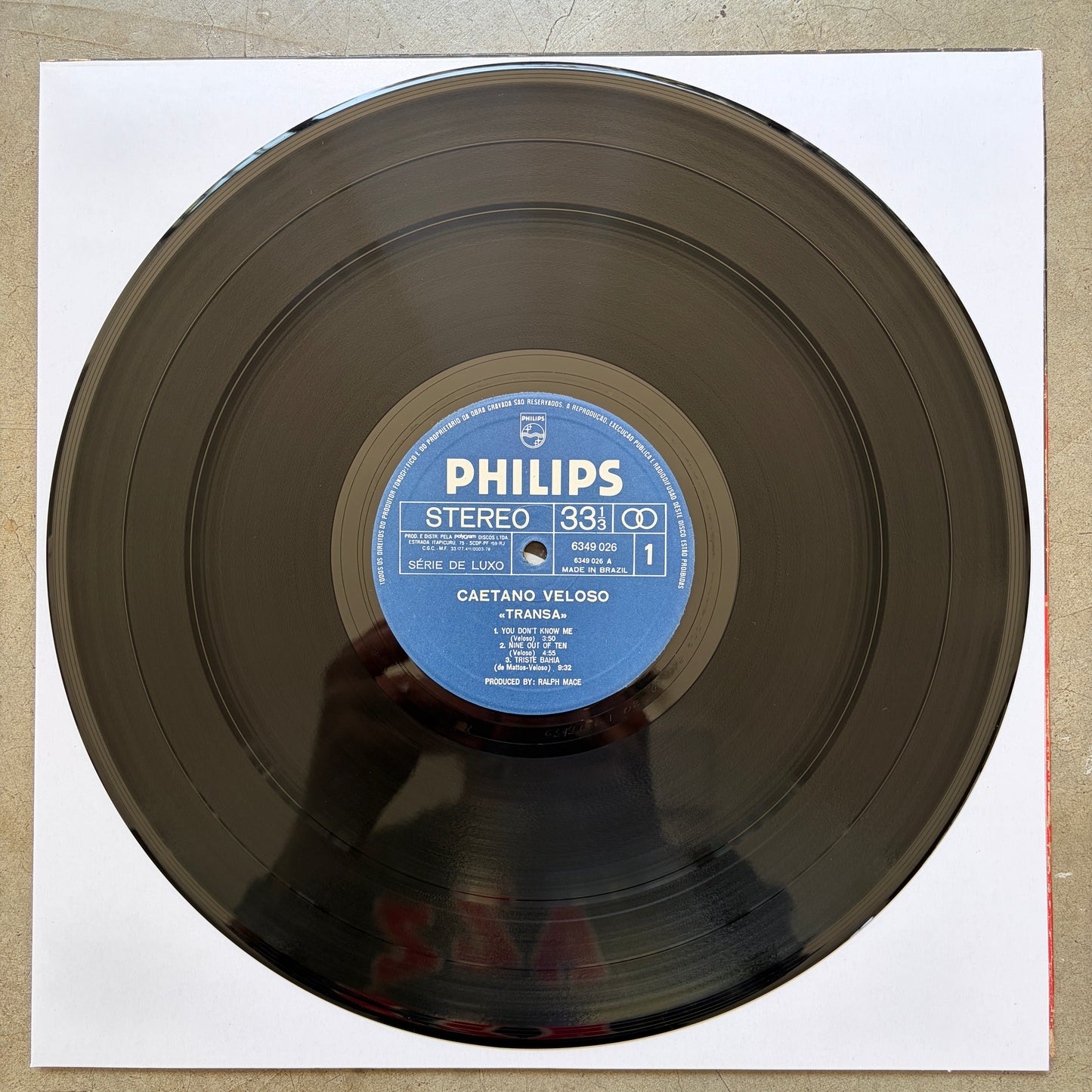 Caetano Veloso – Transa (1972 Single Sleeve)