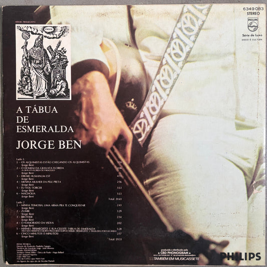 Jorge Ben – A Tábua De Esmeralda (1st Press)