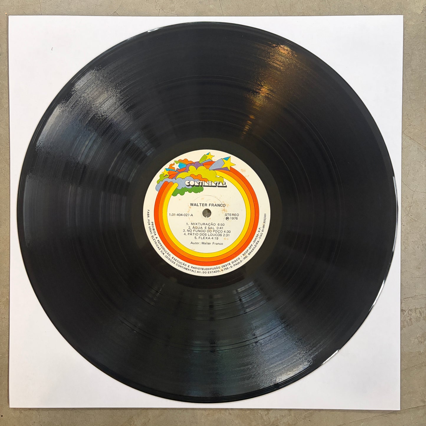 Walter Franco – Ou Não (1976 Press)