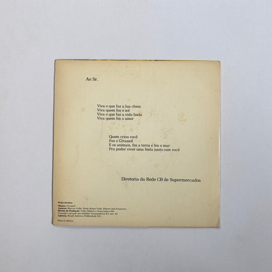 Marcos Valle – Girassol 7"