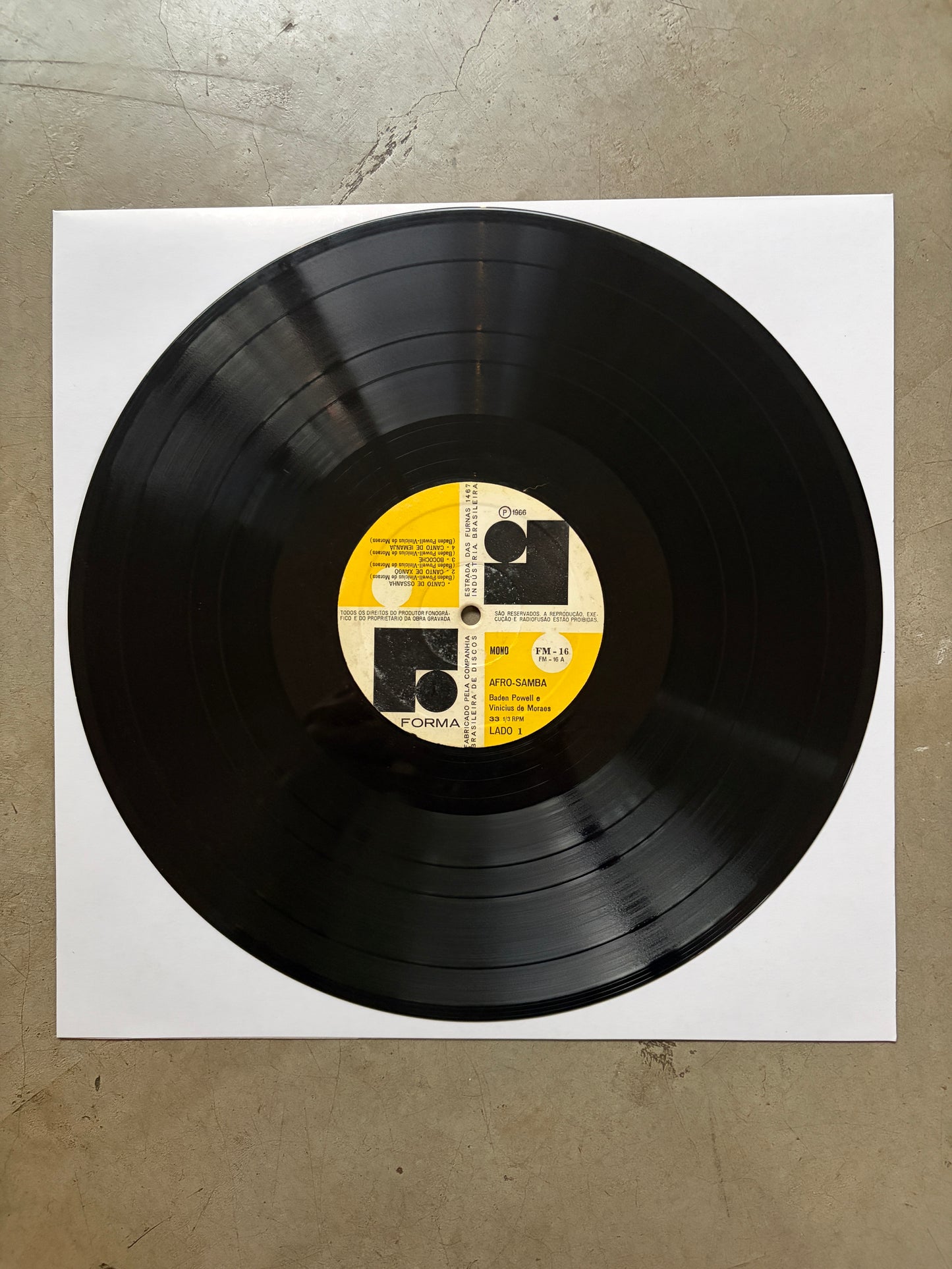 Baden E Vinicius – Os Afro Sambas (1966 OG Mono)