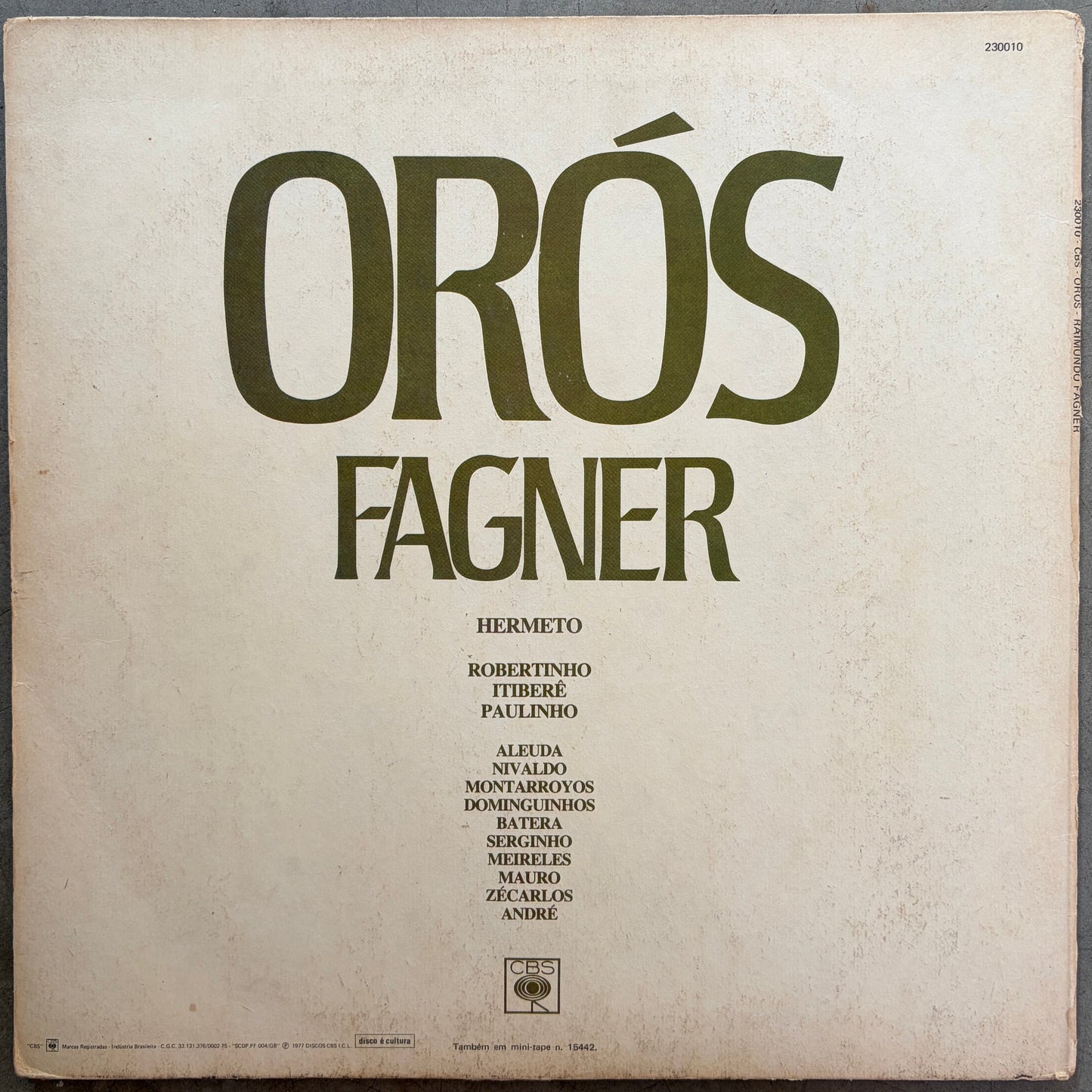 Raimundo Fagner – Orós