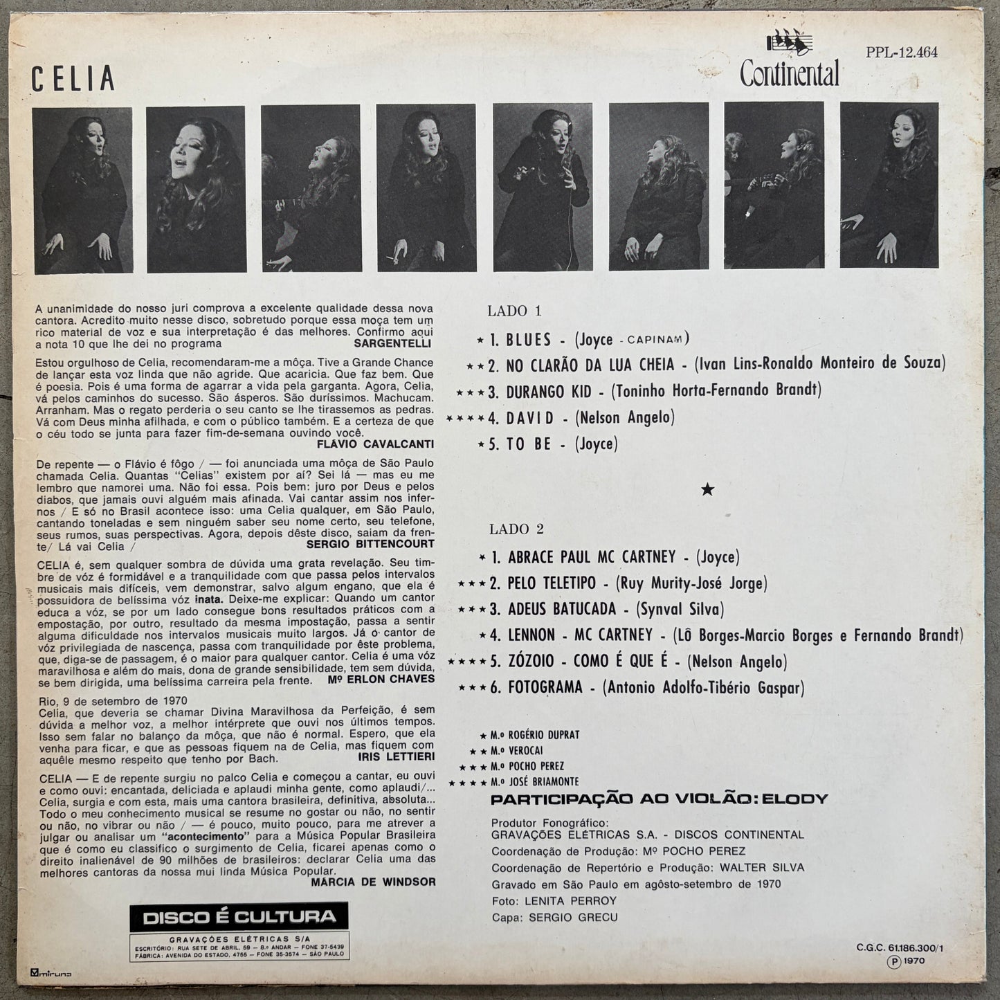 Célia - S/T 1970