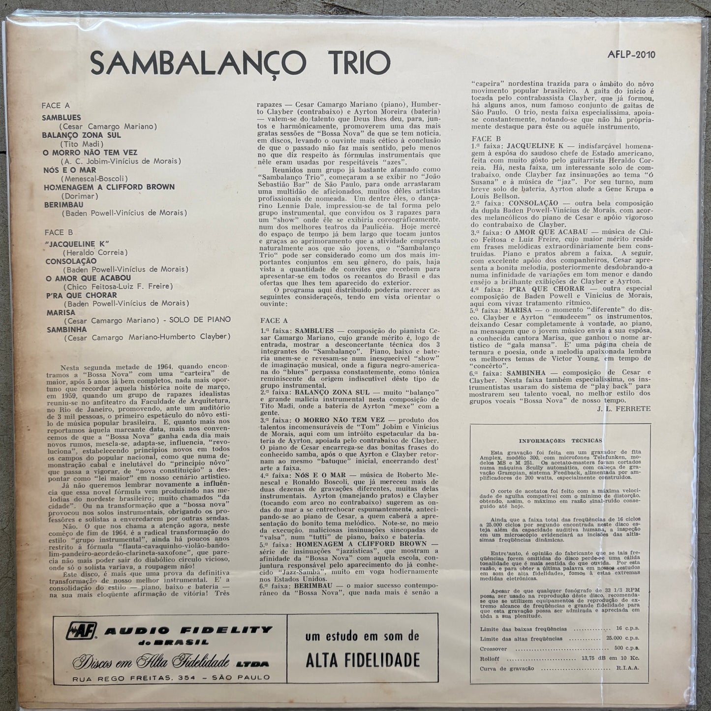 Sambalanço Trio - S/T 1964