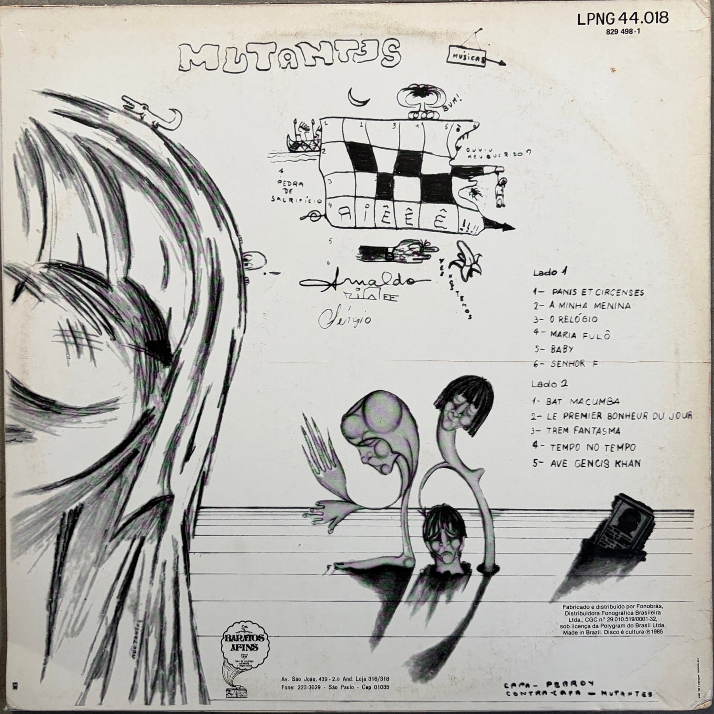 Os Mutantes - S/T (1986 Press)