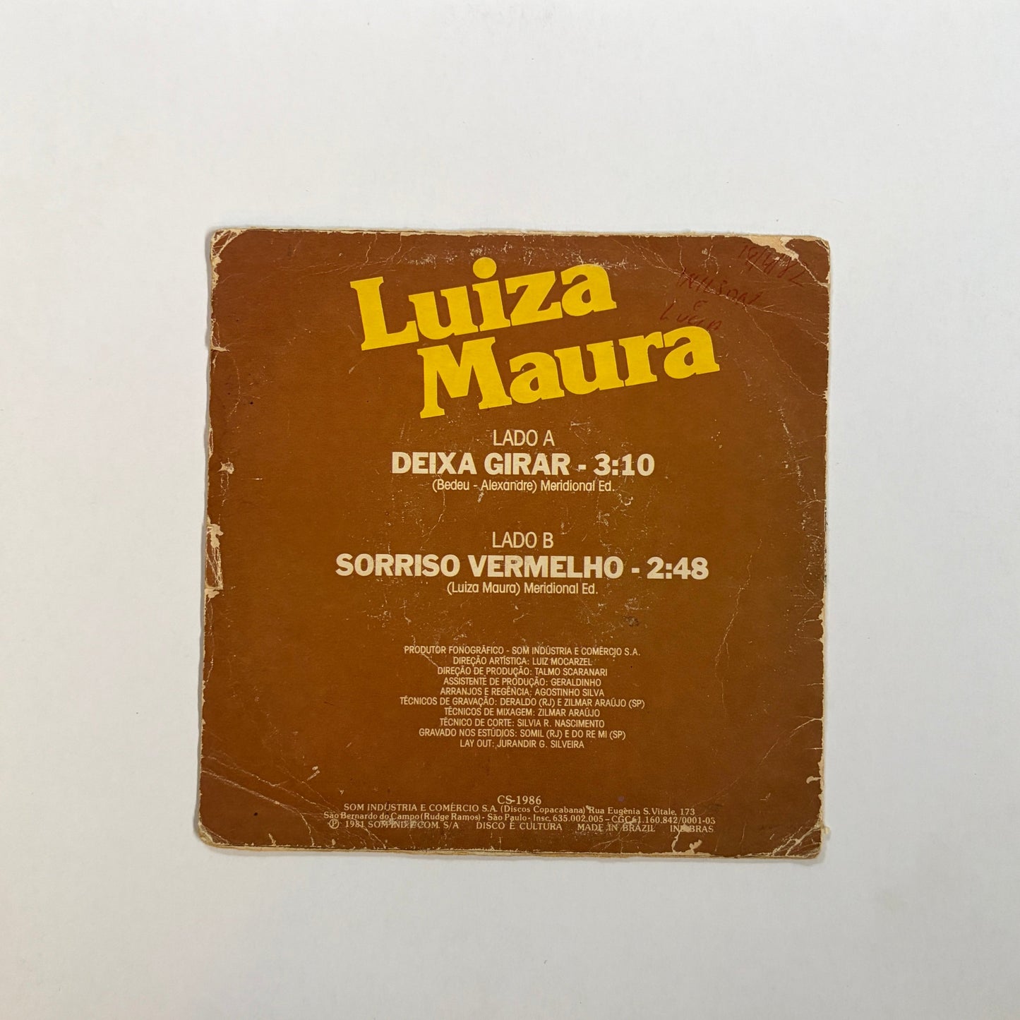 Luiza Maura – Deixa Girar 7"