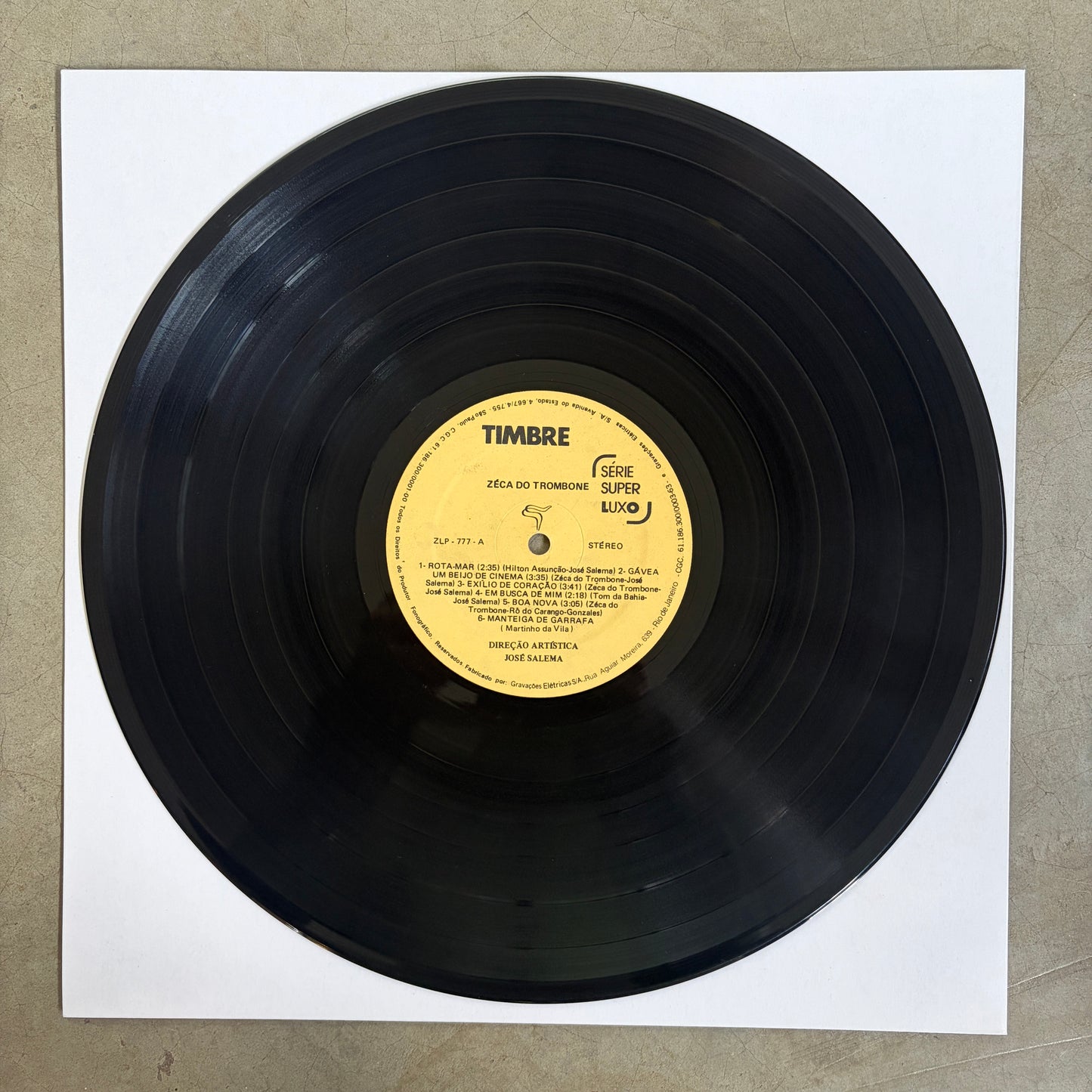 Zeca Do Trombone – Rota-Mar (Gatefold Press)
