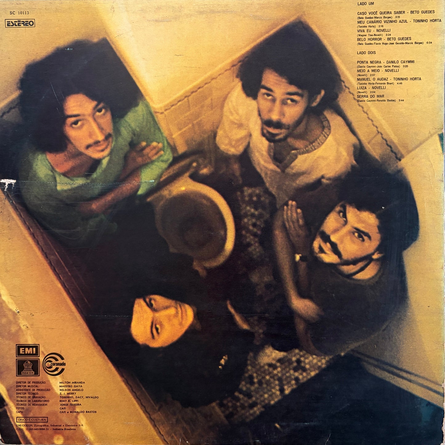 Beto Guedes / Danilo Caymmi / Novelli / Toninho Horta - S/T (2nd Press)