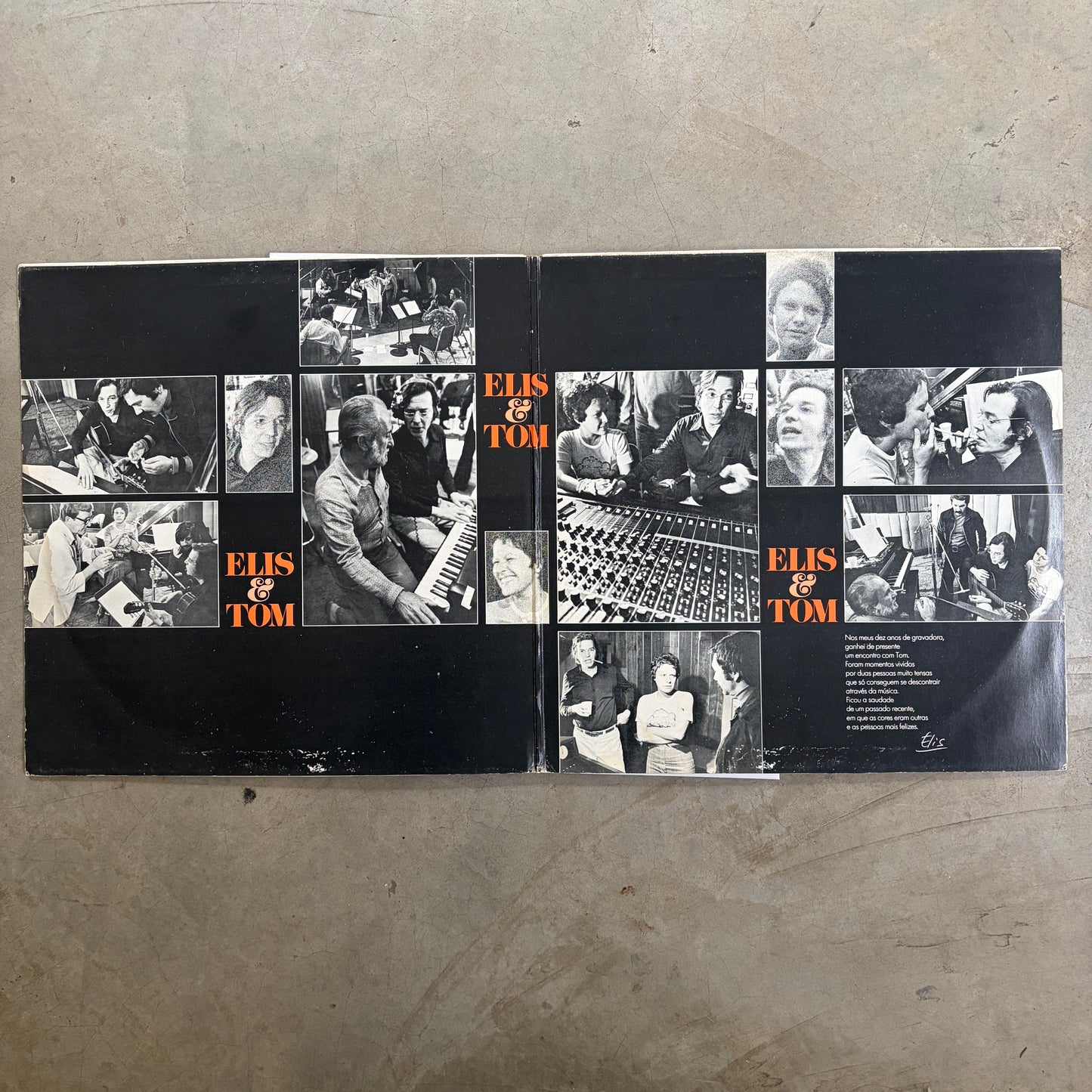 Elis & Tom - S/T (1986 Gatefold Press)