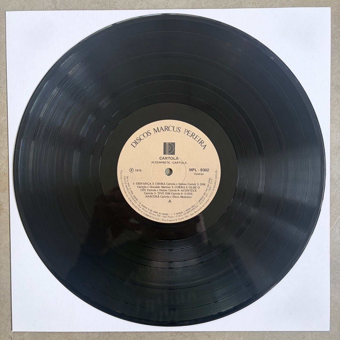 Cartola - S/T 1972 (2nd Press)