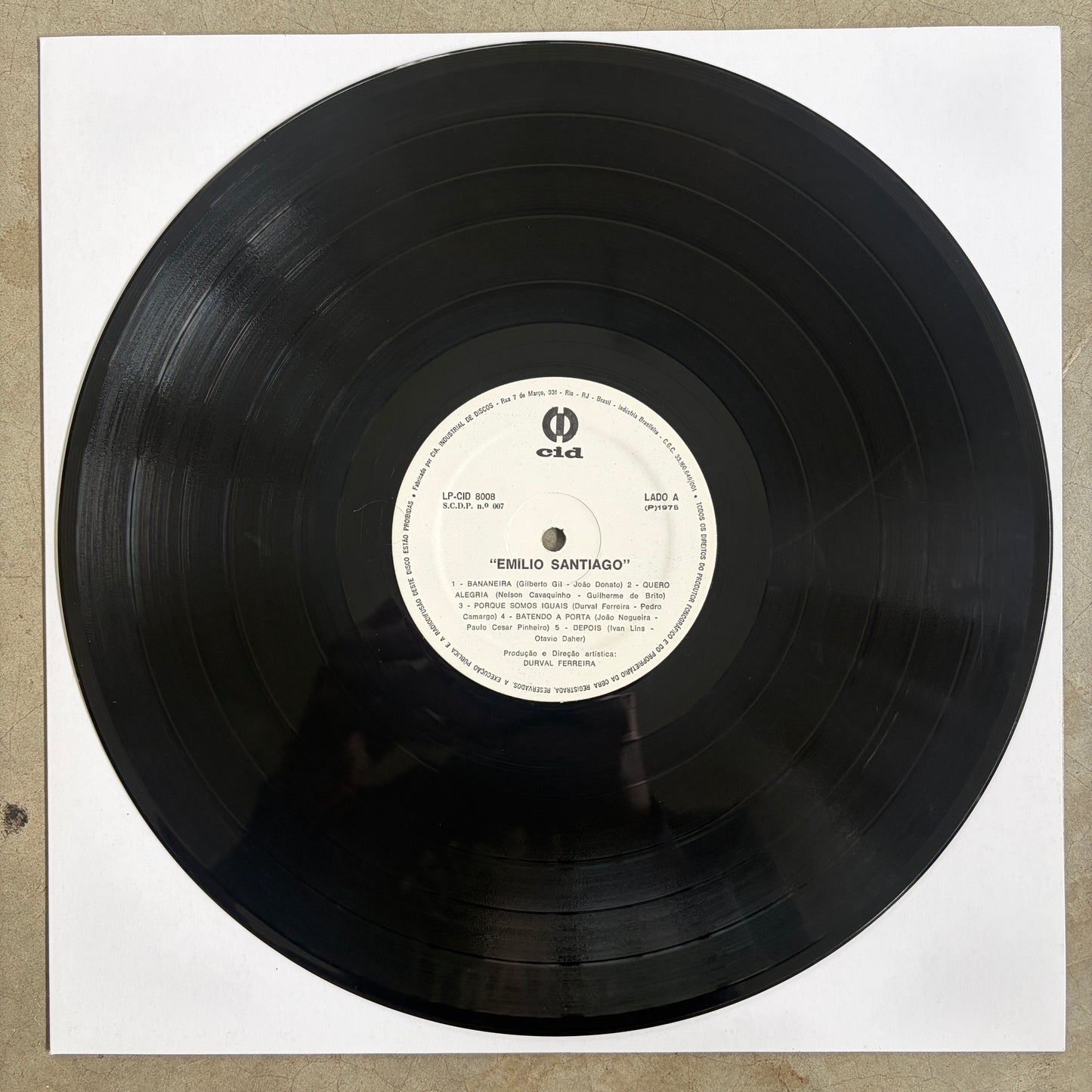 Emilio Santiago - S/T (CID Stereo Press)