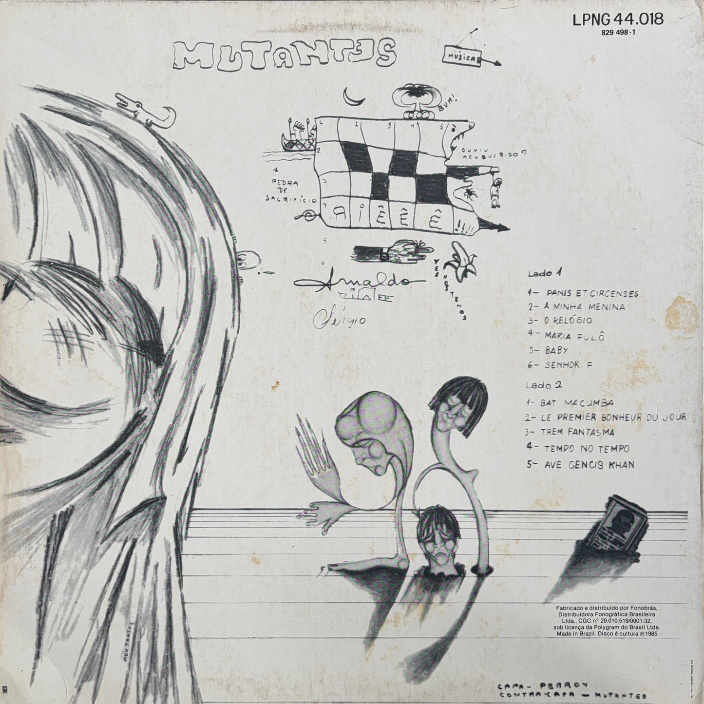 Os Mutantes - S/T (1986 Polyfar Press)