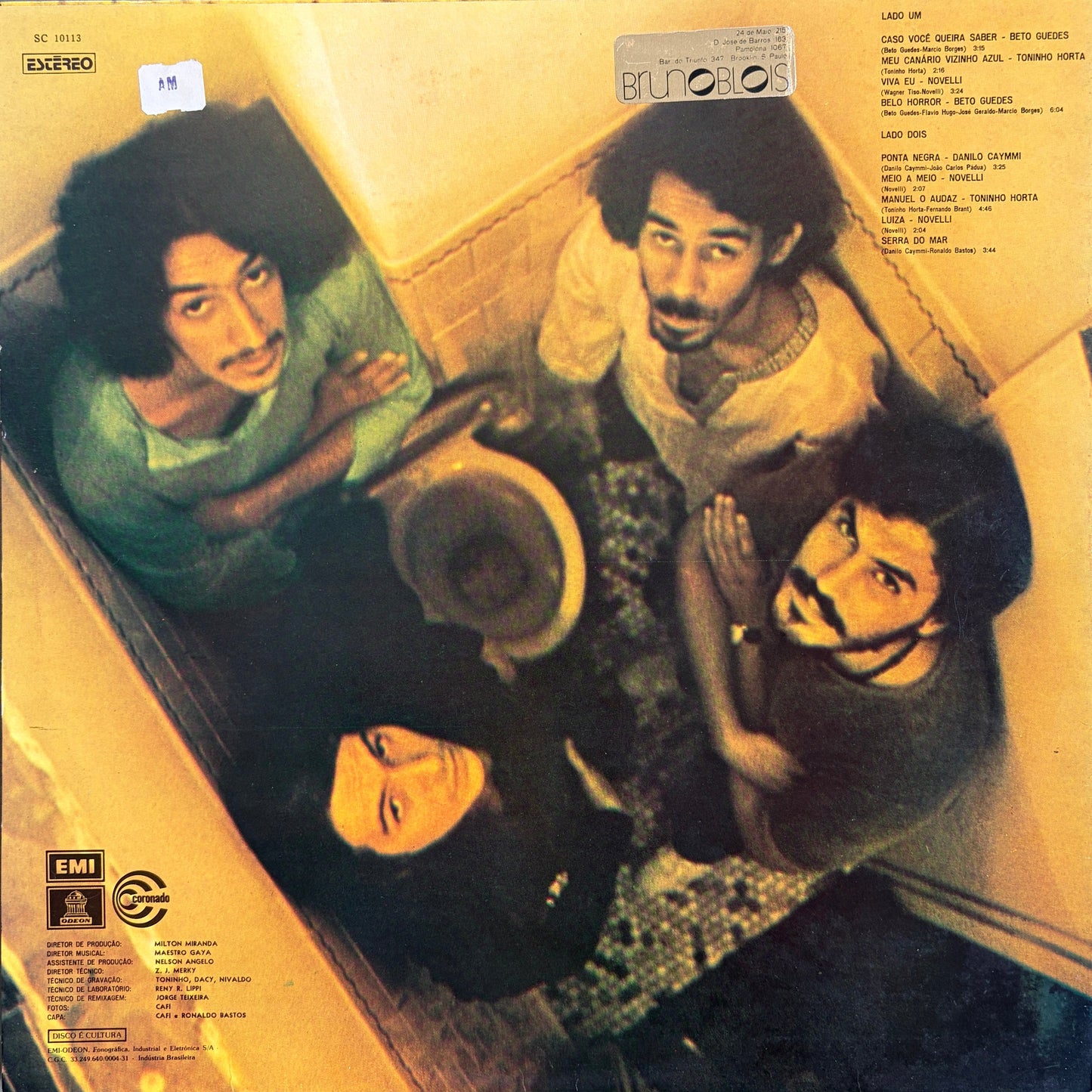 Beto Guedes / Danilo Caymmi / Novelli / Toninho Horta - S/T (2nd Press)