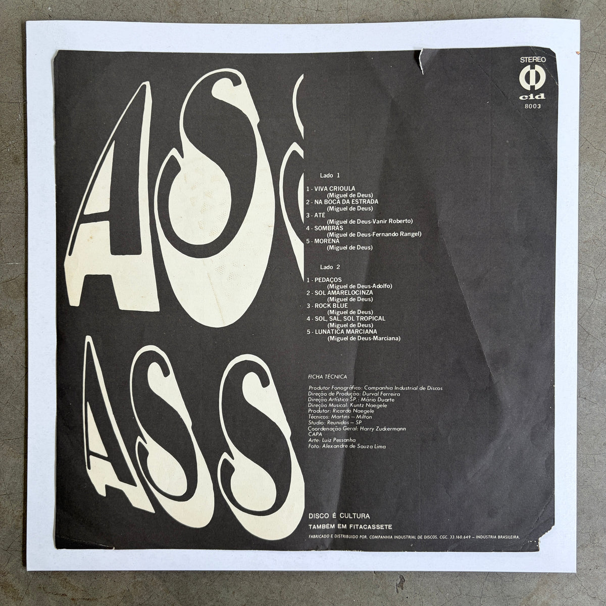 Assim Assado ‎– S/T (With Insert)