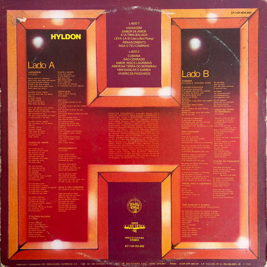 Hyldon - Sabor De Amor (With Insert)