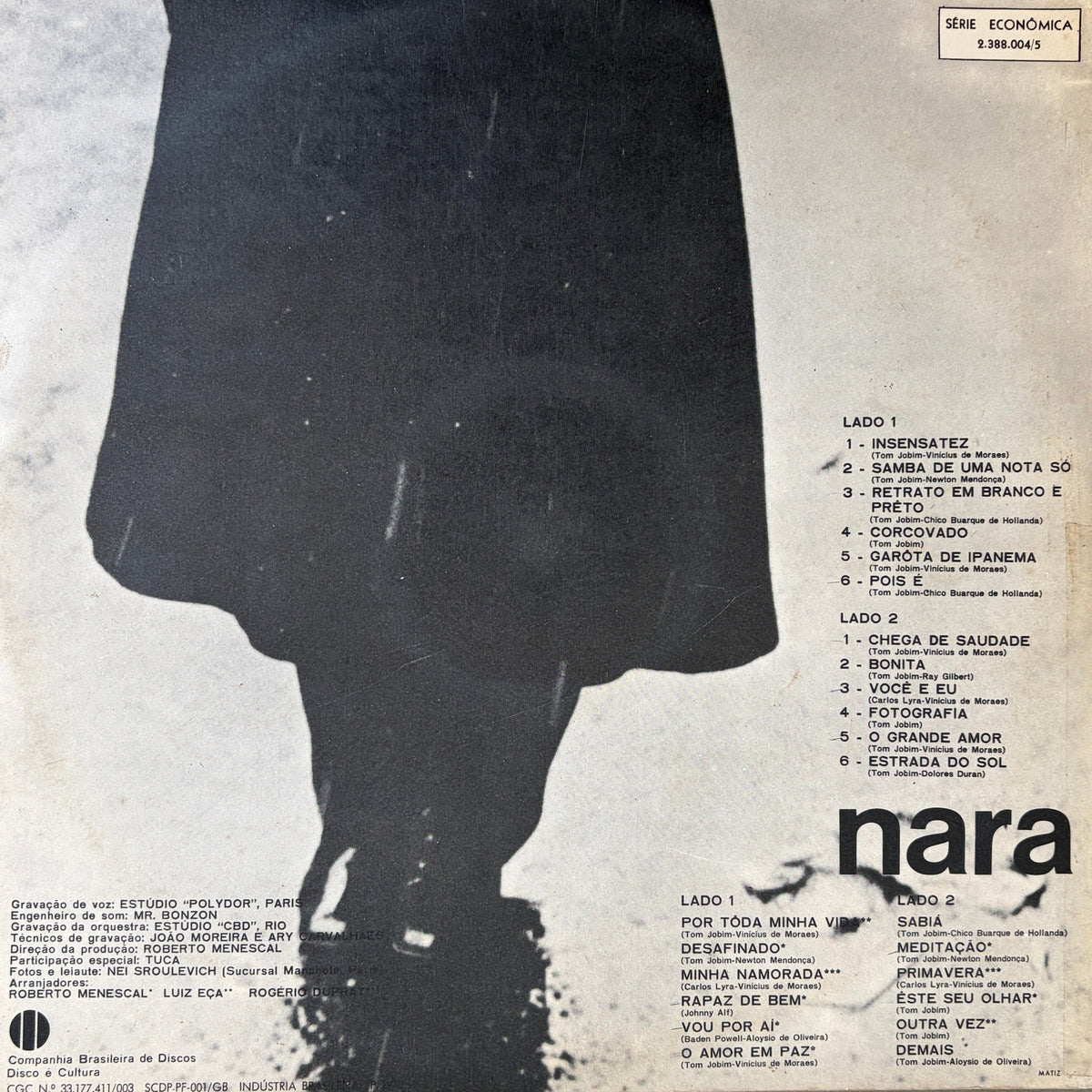 Nara Leão – Dez Anos Depois (1971 Mono Press)