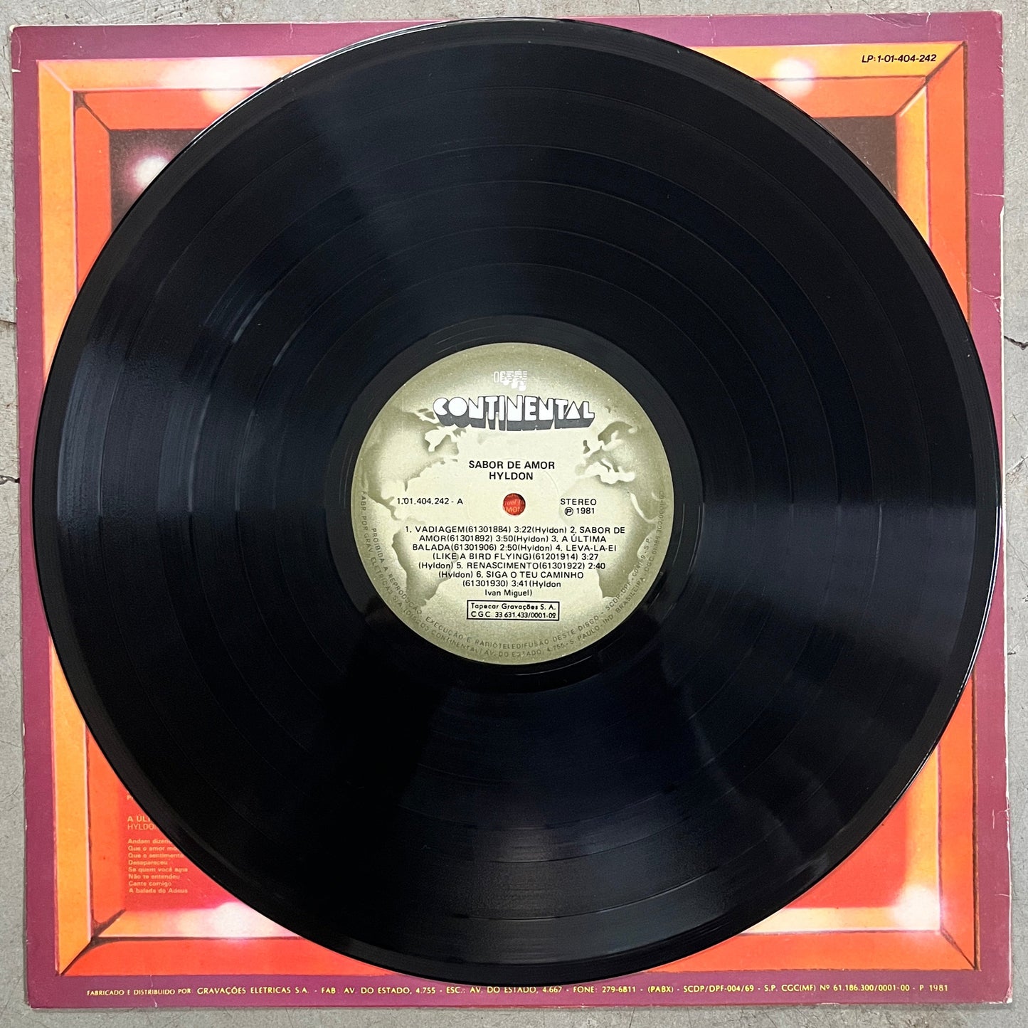 Hyldon - Sabor De Amor (With Insert)